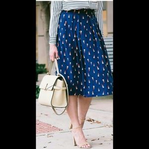 <NYC & Company> Eva Longoria Maddie Lipstick Skirt